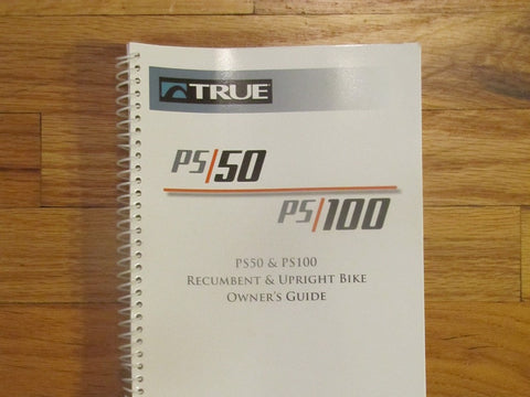True Ps100 Owner's Manual